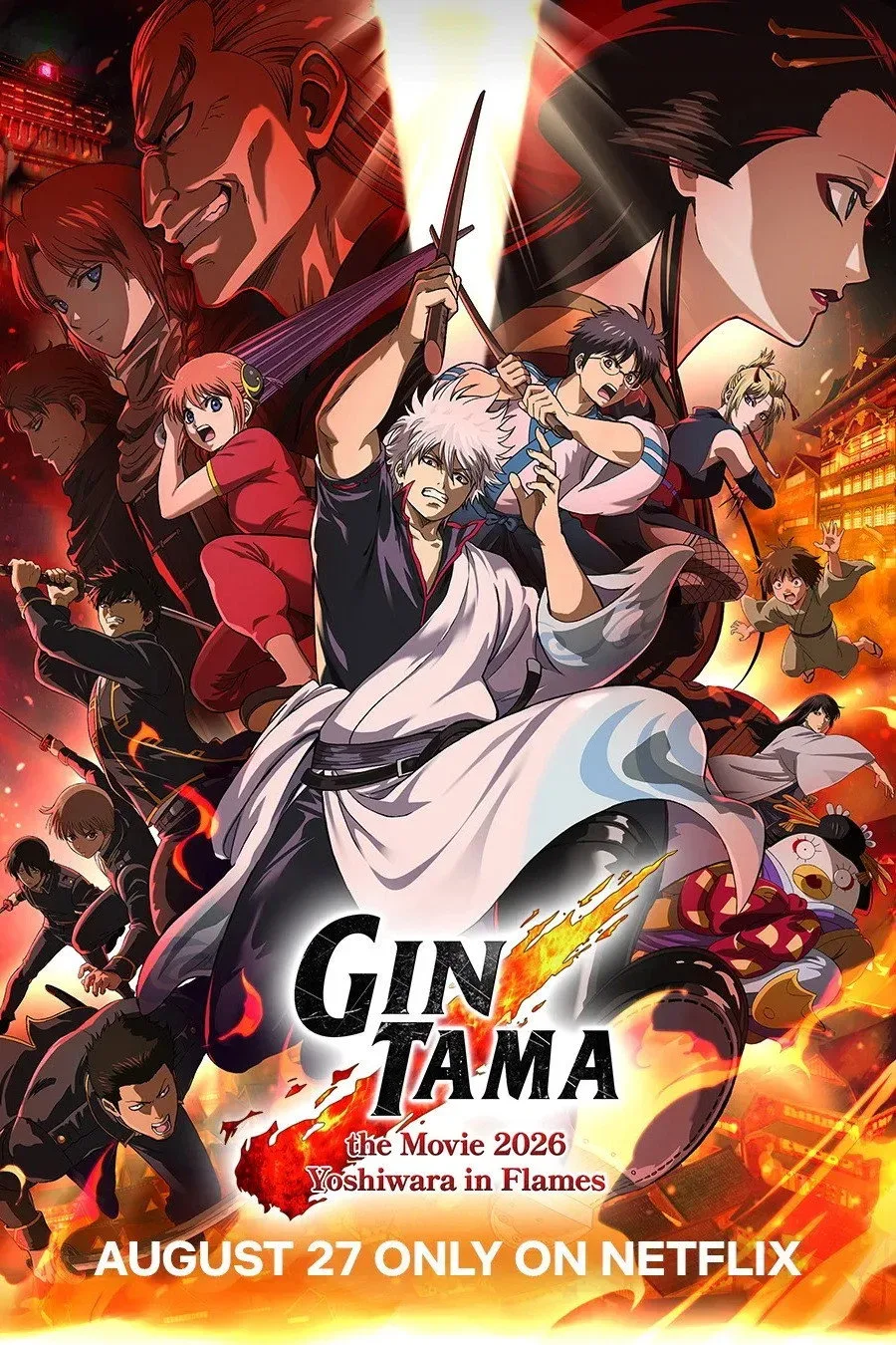 Phim Gintama The Movie 2026: Yoshiwara Trong Biển Lửa