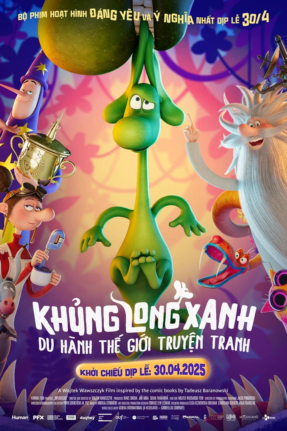 Phim Khủng Long Xanh Du Hành Thế Giới Truyện Tranh