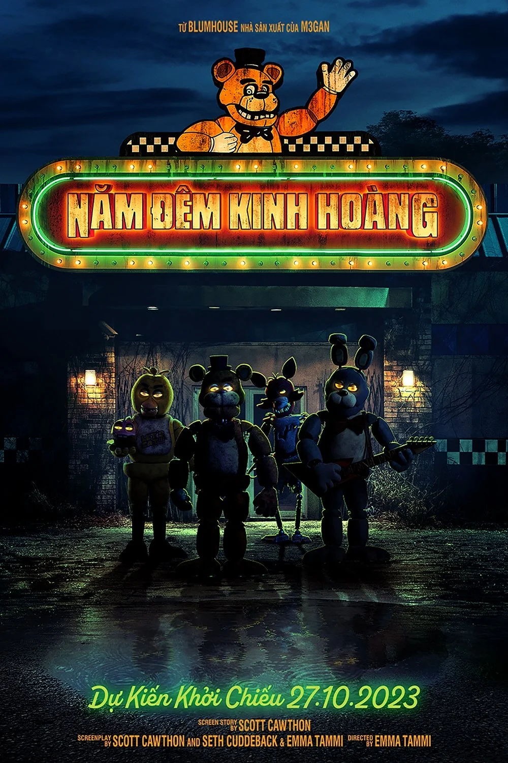 Poster phim Năm Đêm Kinh Hoàng