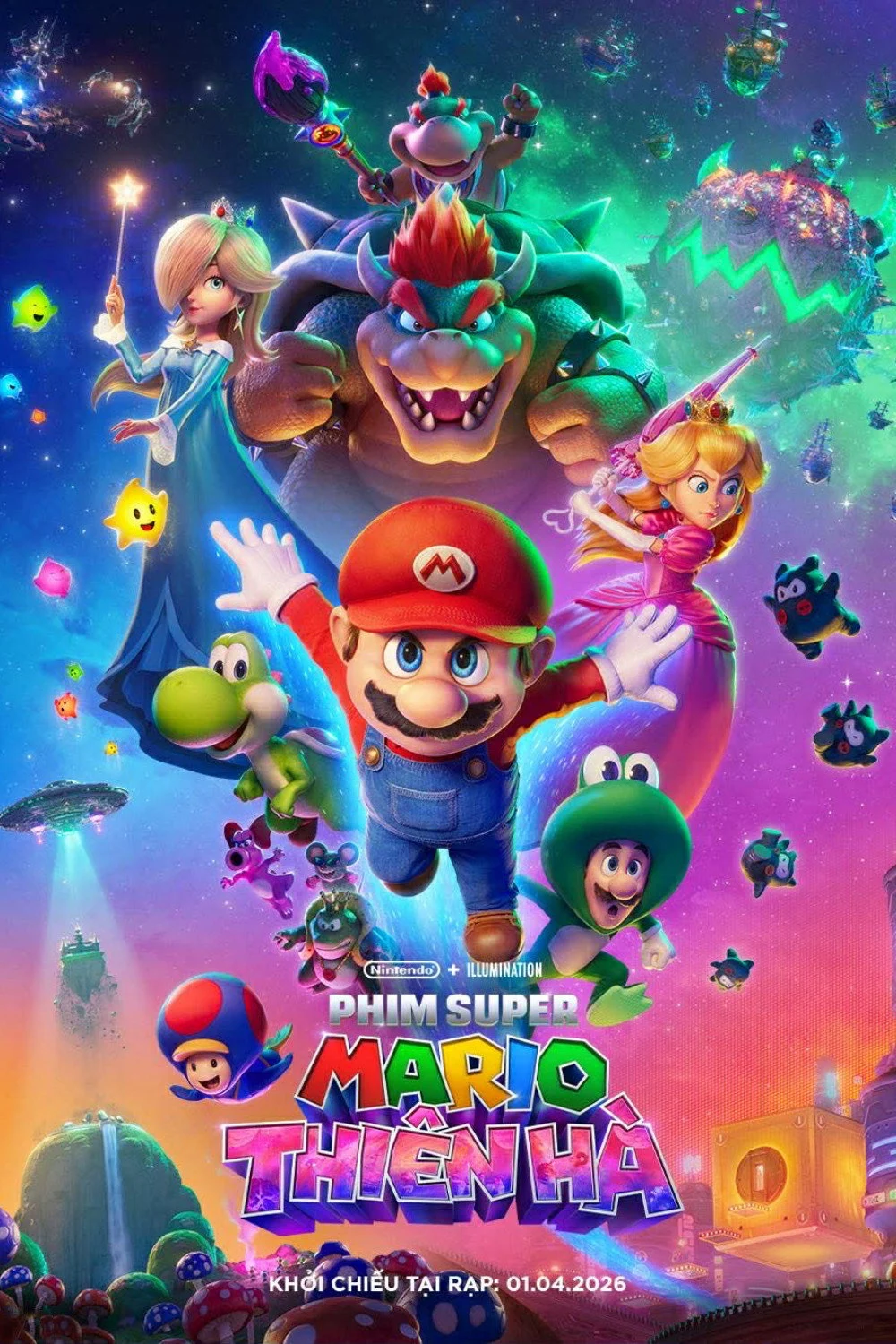 Phim Phim Super Mario Thiên Hà