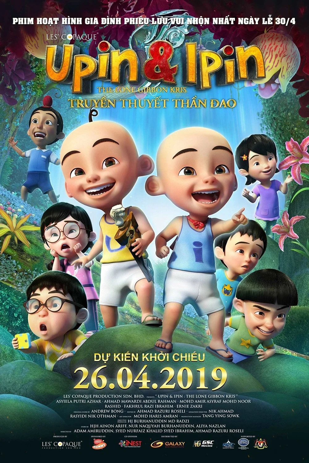 Poster phim Upin & Ipin: Truyền Thuyết Thần Đao